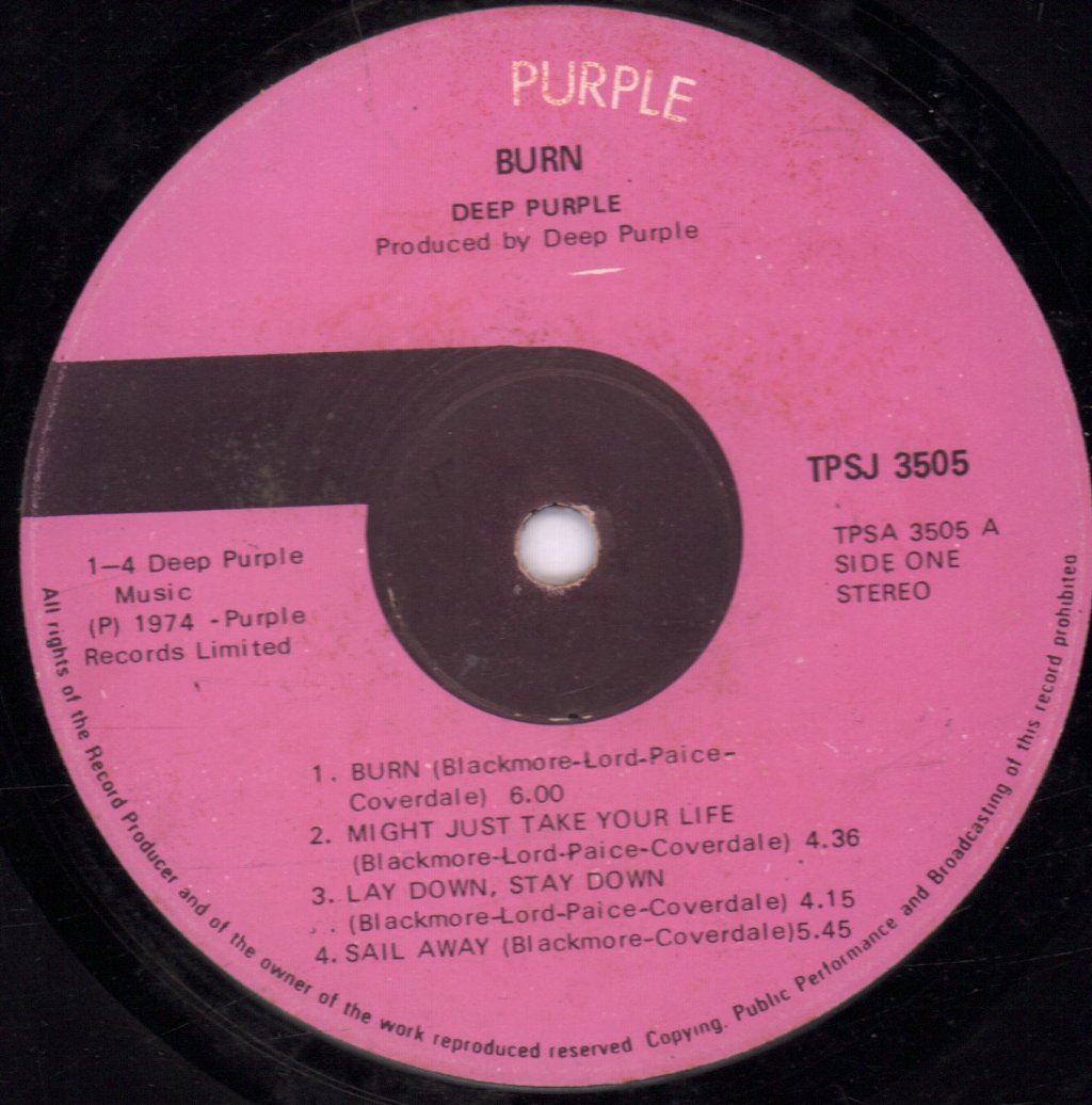 Deep Purple - Burn - Lp