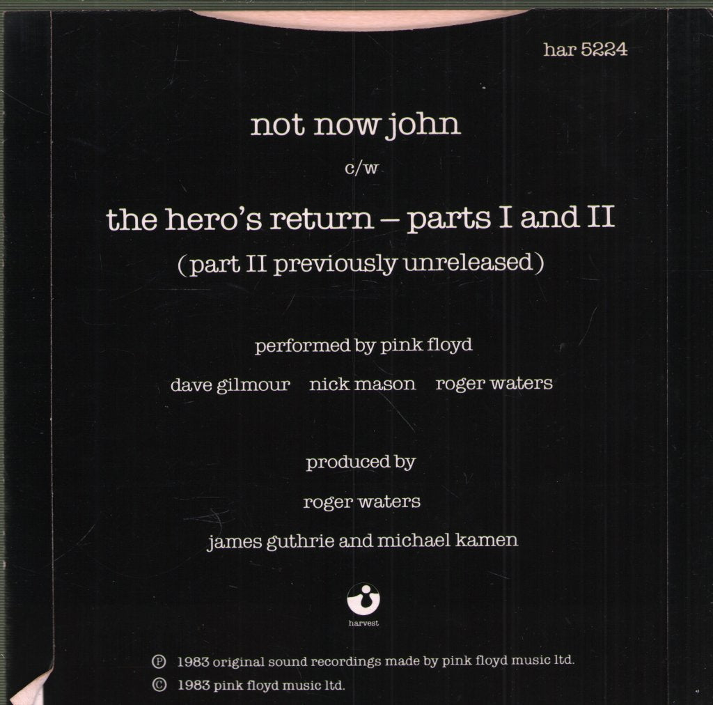 Pink Floyd - Not Now John - 7 Inch