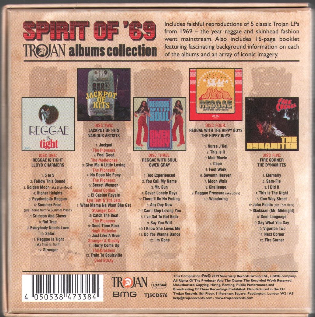 Various Artists - Spirit Of '69: Trojan Albums Collection - Cd Set