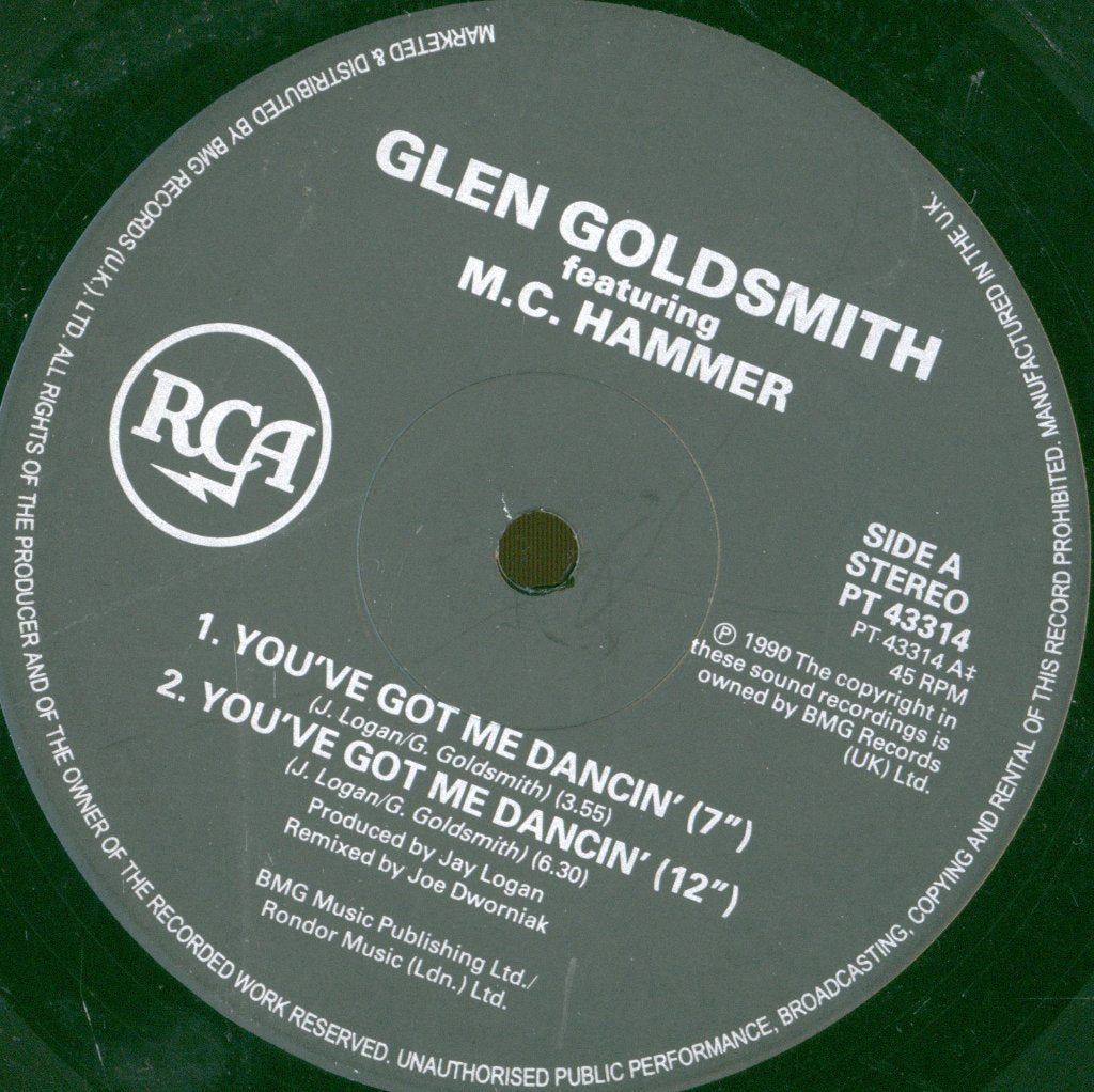 Glen Goldsmith - You've Got Me Dancin - 12 Inch