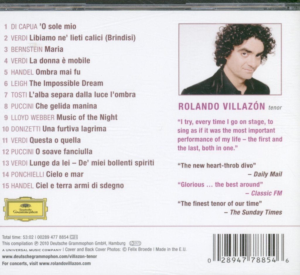 Rolando Villazon - Tenor - Cd