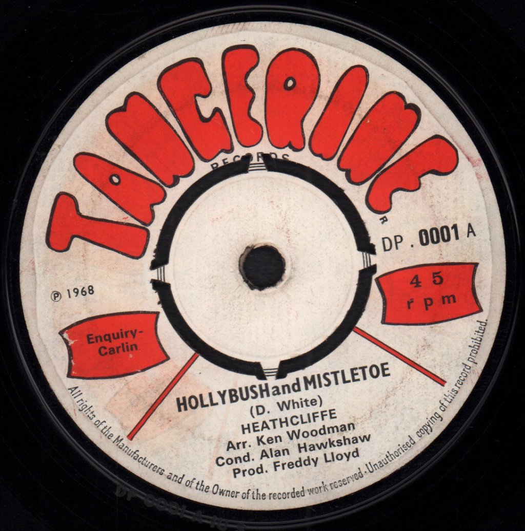 Heathcliffe - Hollybush And Mistletoe - 7 Inch