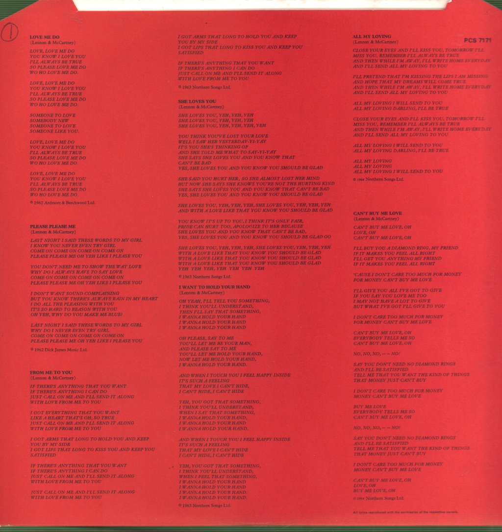 Beatles - 1962-1966 - Double Lp