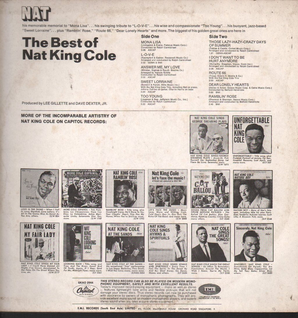 Nat King Cole - best of - Lp