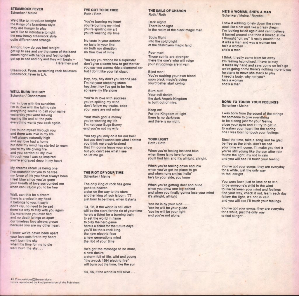 Scorpions - Taken By Force - Lp
