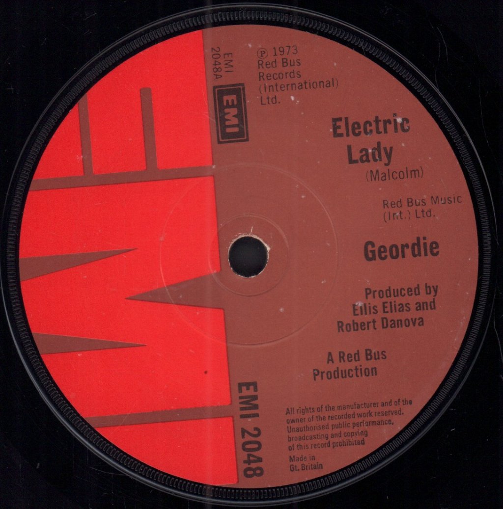 Geordie - Electric Lady - 7 Inch