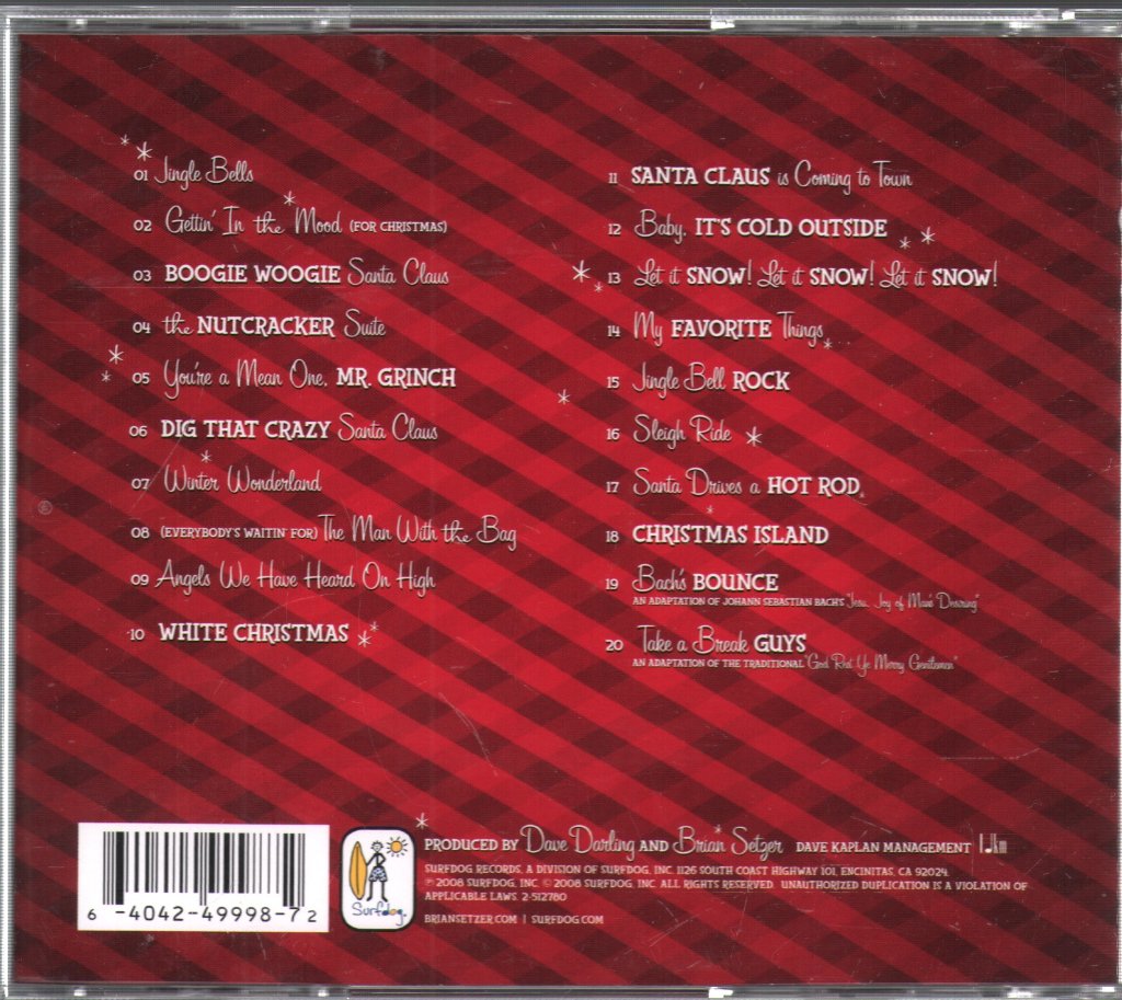 Brian Setzer Orchestra - Christmas Rocks! - Cd