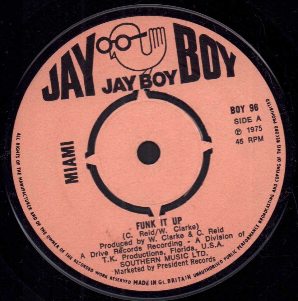 Miami (Funk Group) - Funk It Up - 7 Inch