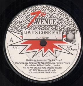 Seventh Avenue (80'S Group) - Love's Gone Mad - 7 Inch