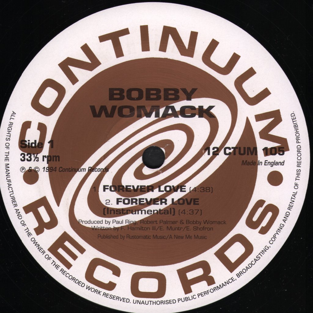 Bobby Womack - Forever Love - 12 Inch