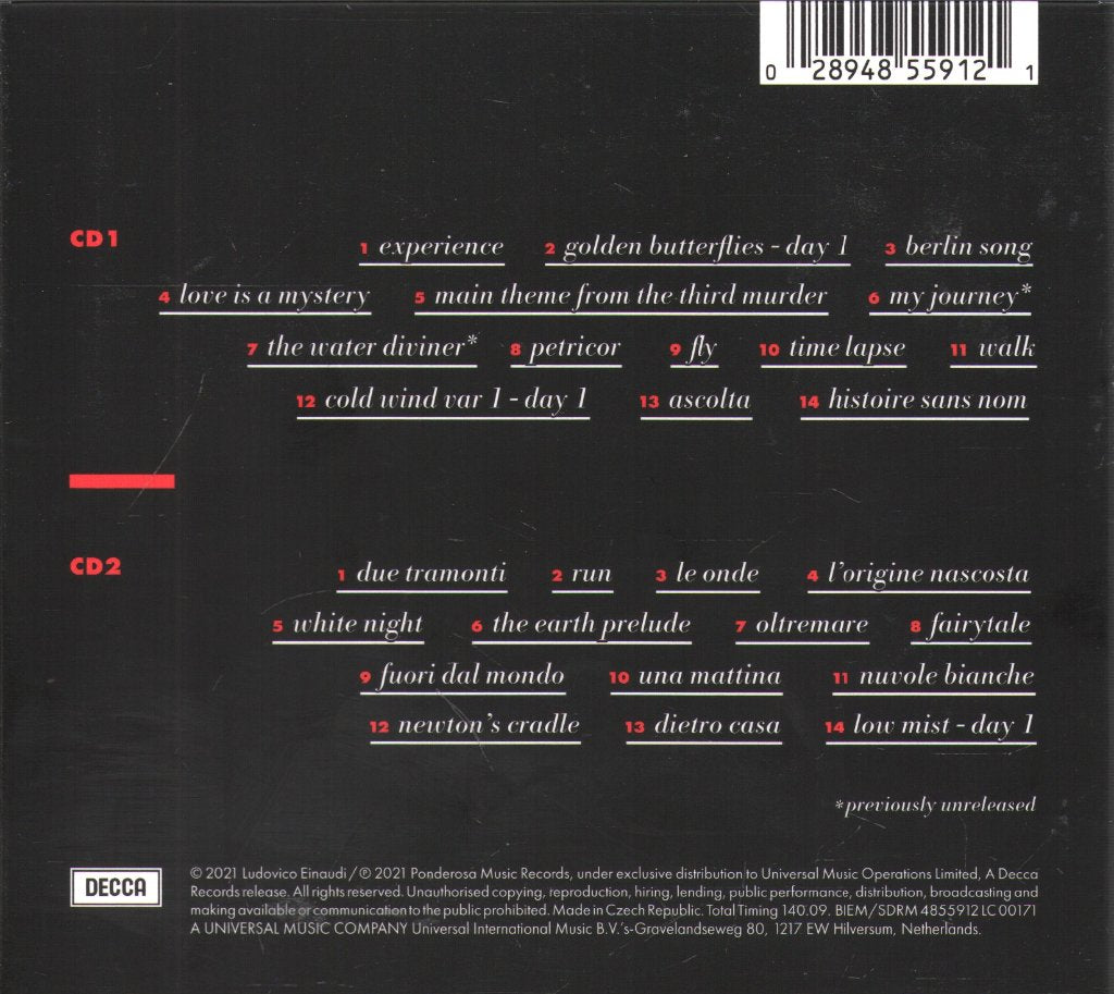 Ludovico Einaudi - Cinema - Double Cd