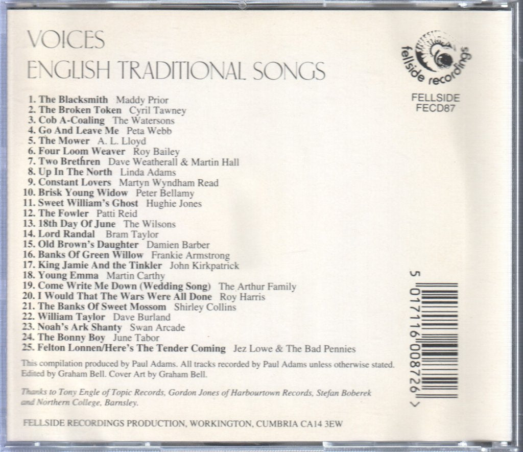 Various Artists - Voices - English Traditional Songs - Cd