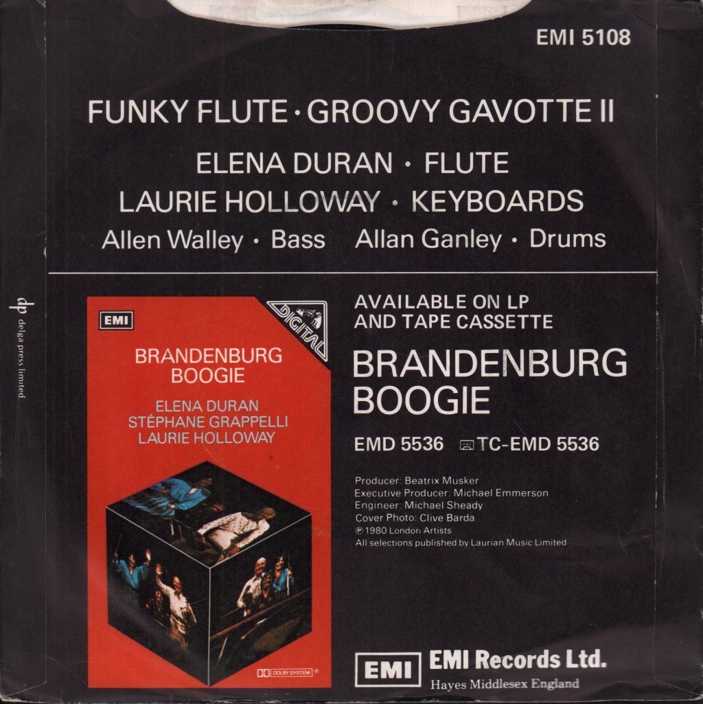 Elena Duran - Funky Flute - 7 Inch