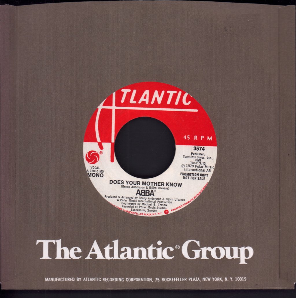 ABBA - Does Your Mother Know - 7 Inch