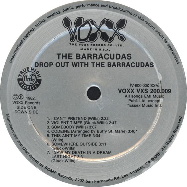Barracudas - Drop Out With The Barracudas - Lp