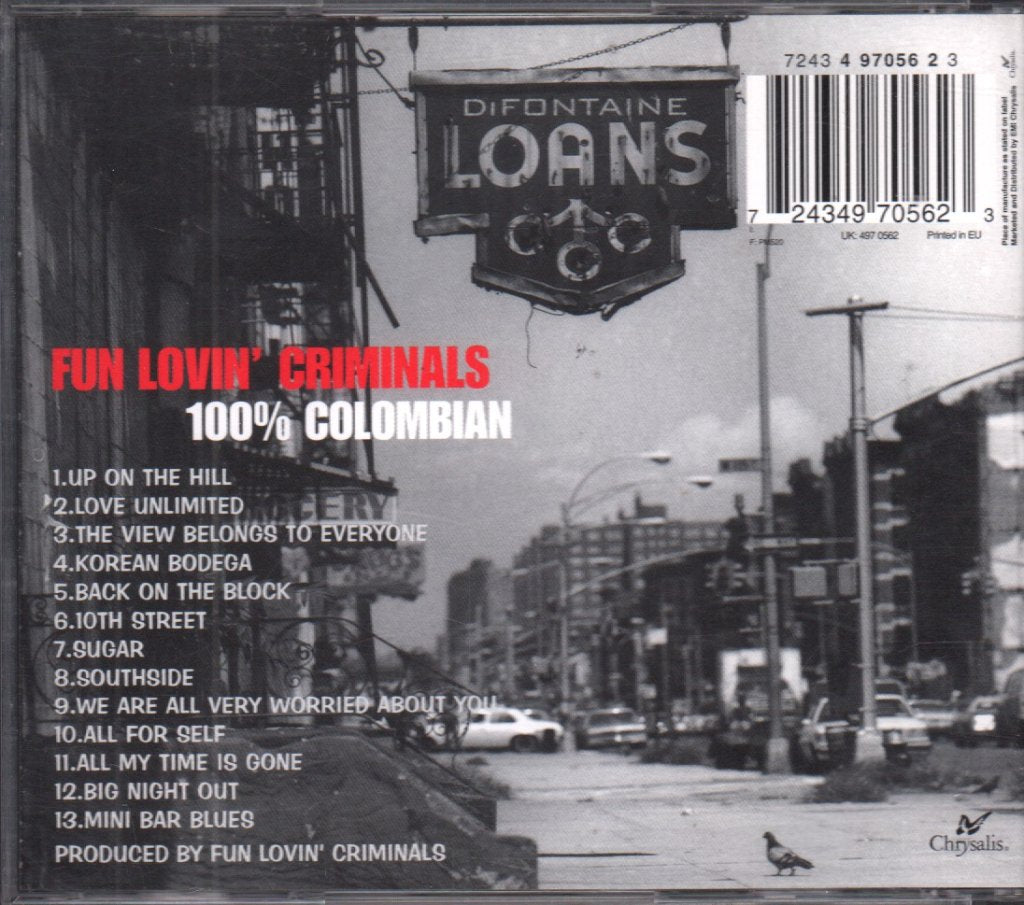 Fun Lovin' Criminals - 100% Colombian - Cd