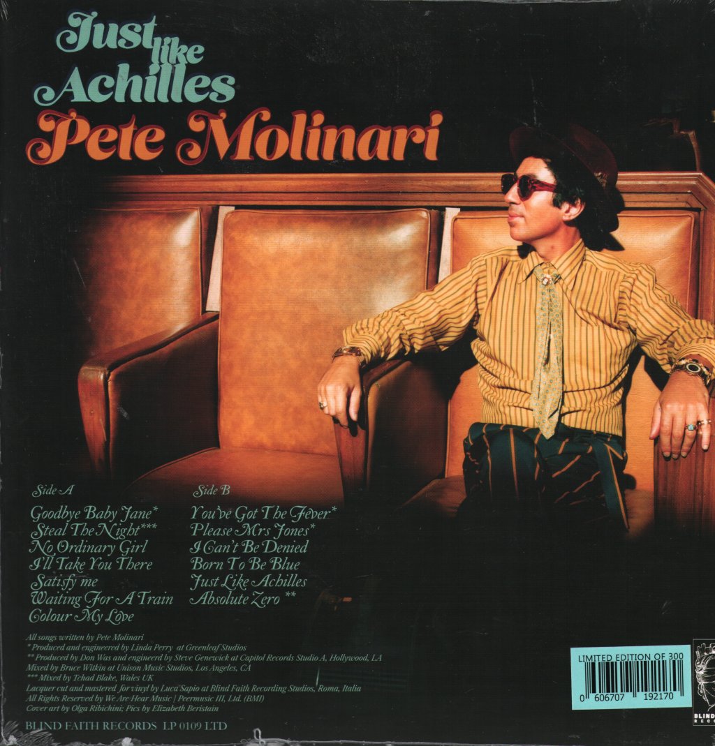 Pete Molinari - Just Like Achilles - Lp