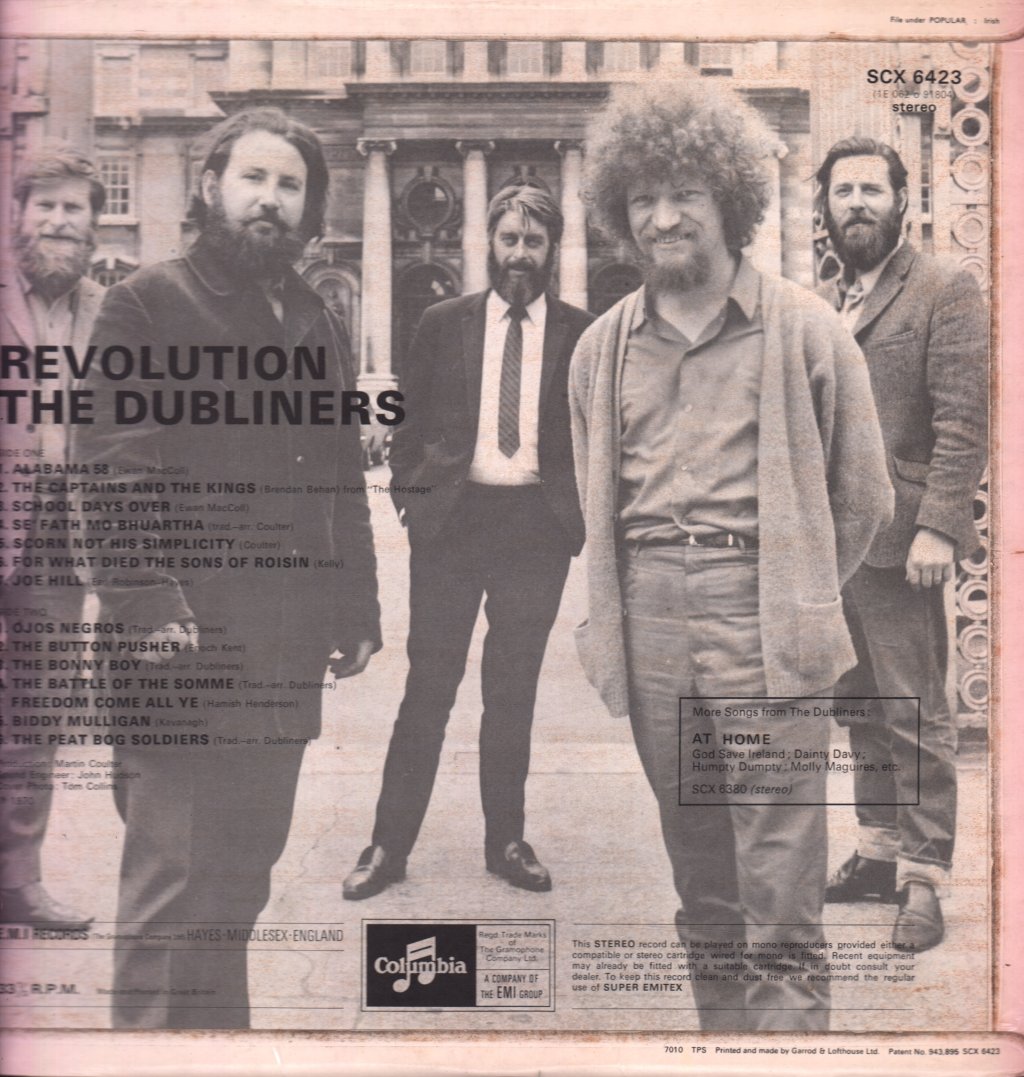 Dubliners - Revolution - Lp