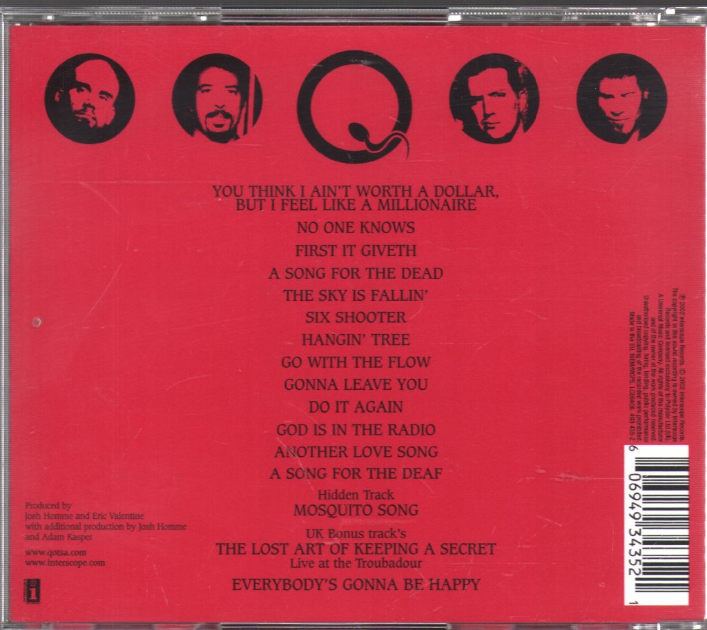 Queens Of The Stone Age - Songs For The Deaf - Cd