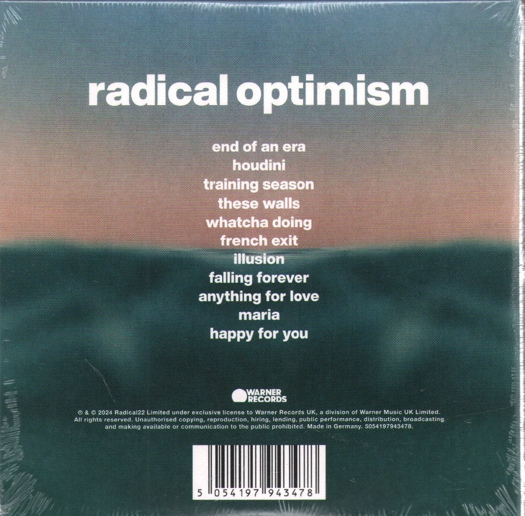 Dua Lipa - Radical Optimism - Cd