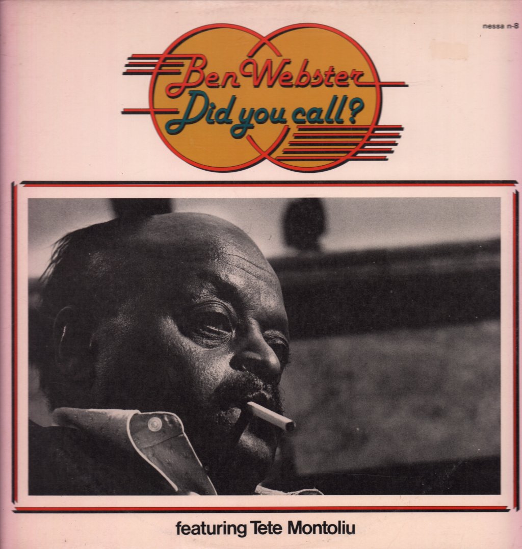 Ben Webster Featuring Tete Montoliu - Did You Call? - Lp