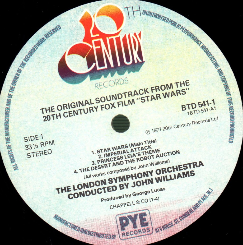 John Williams - Star Wars (Original Soundtrack) - Double Lp