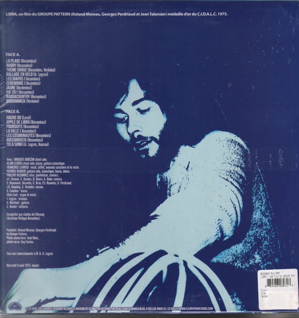 Philippe Besombes - Libra - Un Film Du Groupe Pattern - Lp