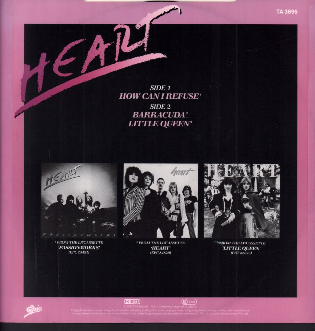 Heart - How Can I Refuse - 12 Inch