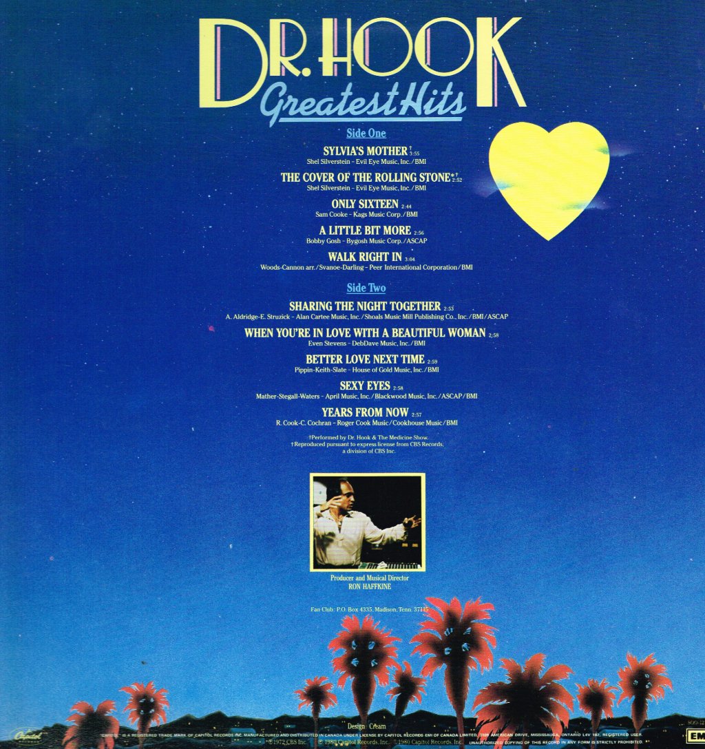 Dr Hook - Greatest Hits - Lp
