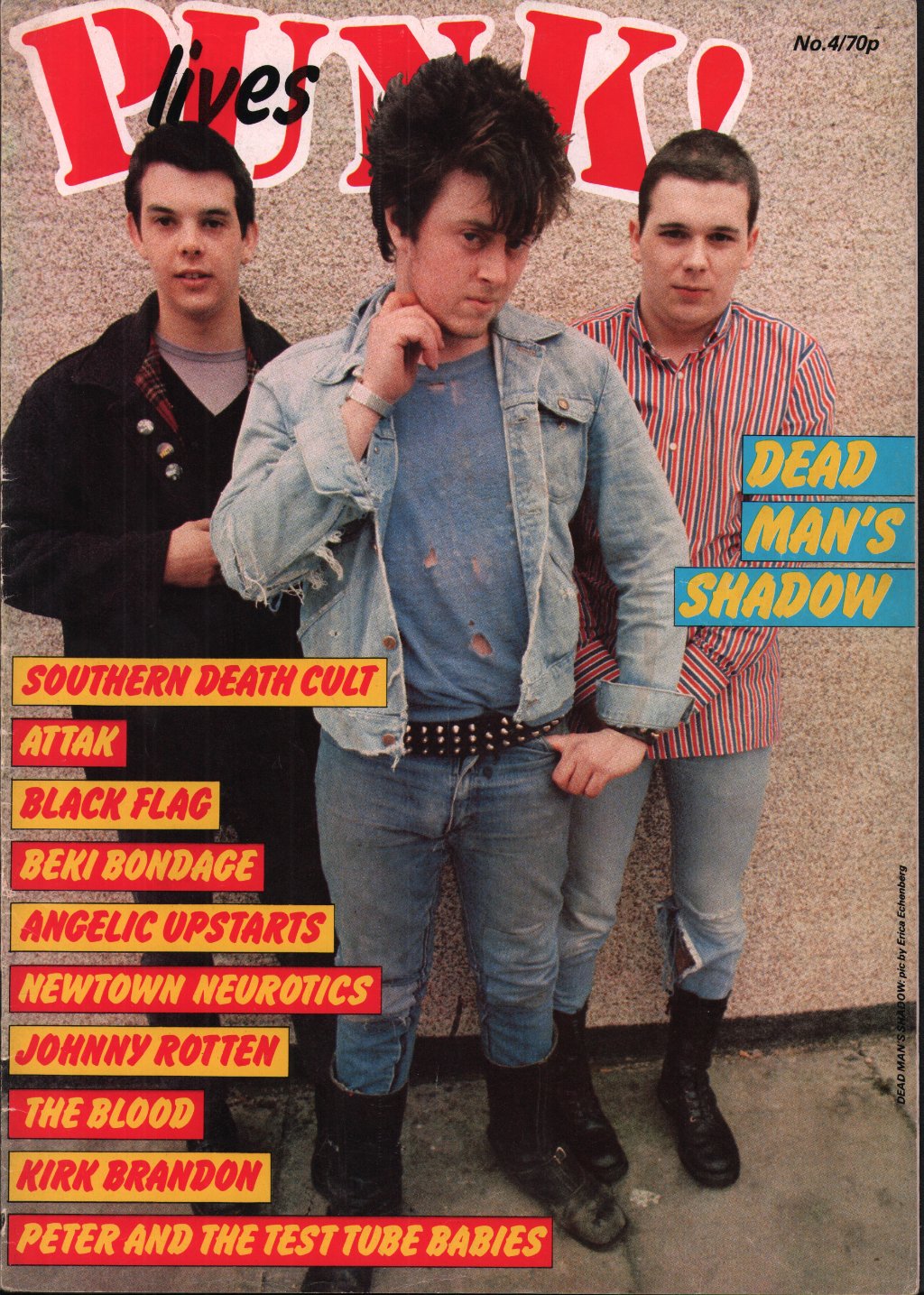 Dead Man's Shadow/Peter and the Test Tube Babies - Punk Lives no.4 - Magazine