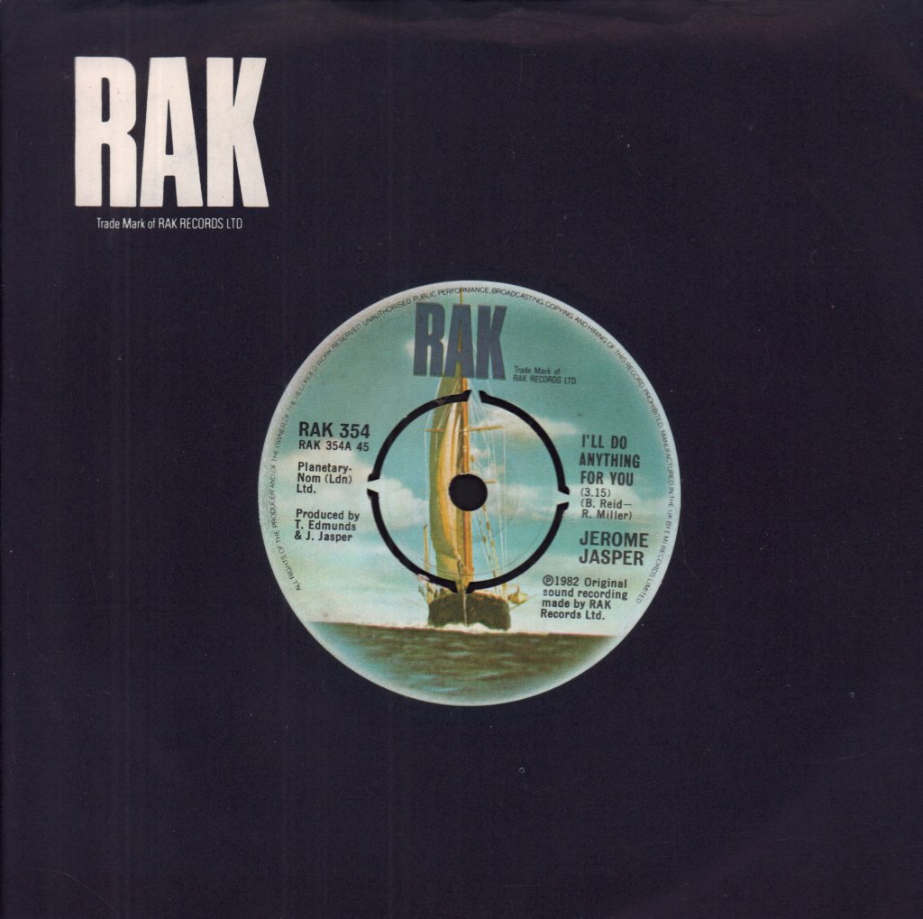 Jerome Jasper - I'll Do Anything For You - 7 Inch