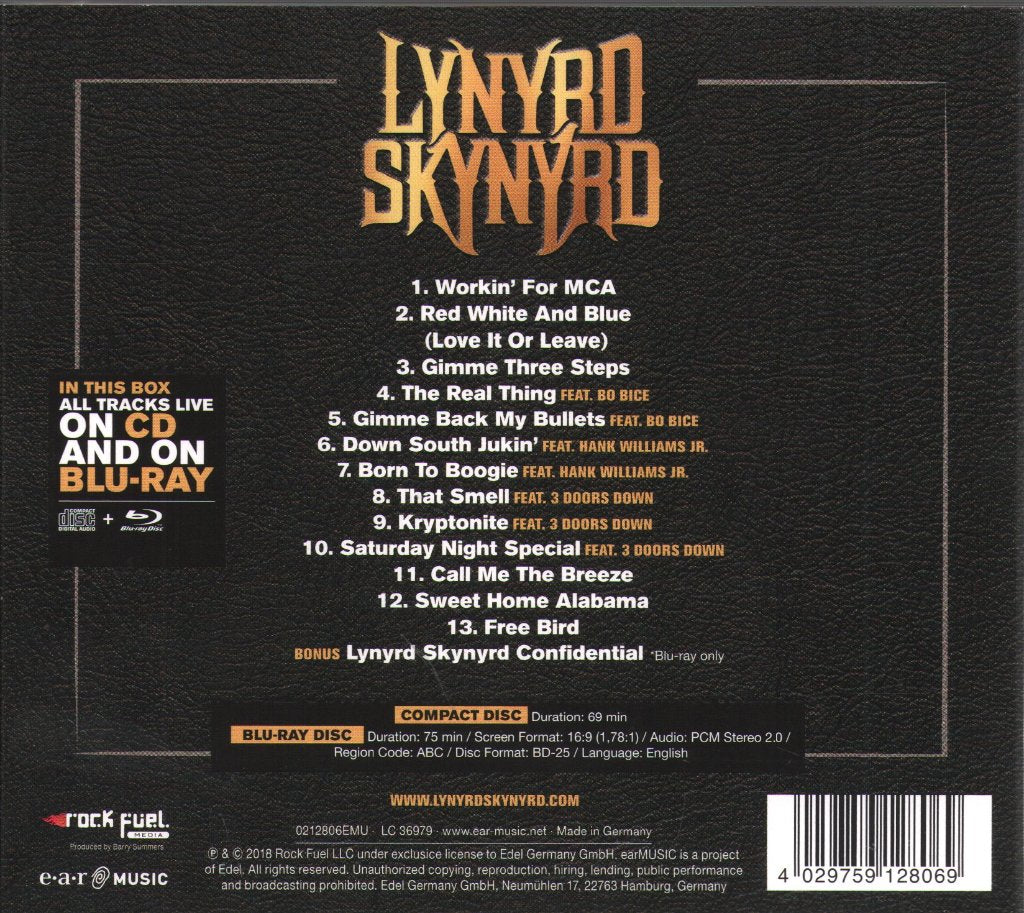 Lynyrd Skynyrd - Live In Atlantic City - Cd