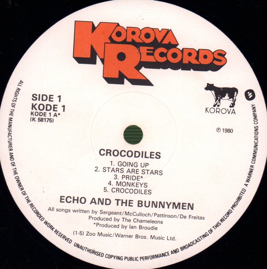 Echo And The Bunnymen - Crocodiles - Lp