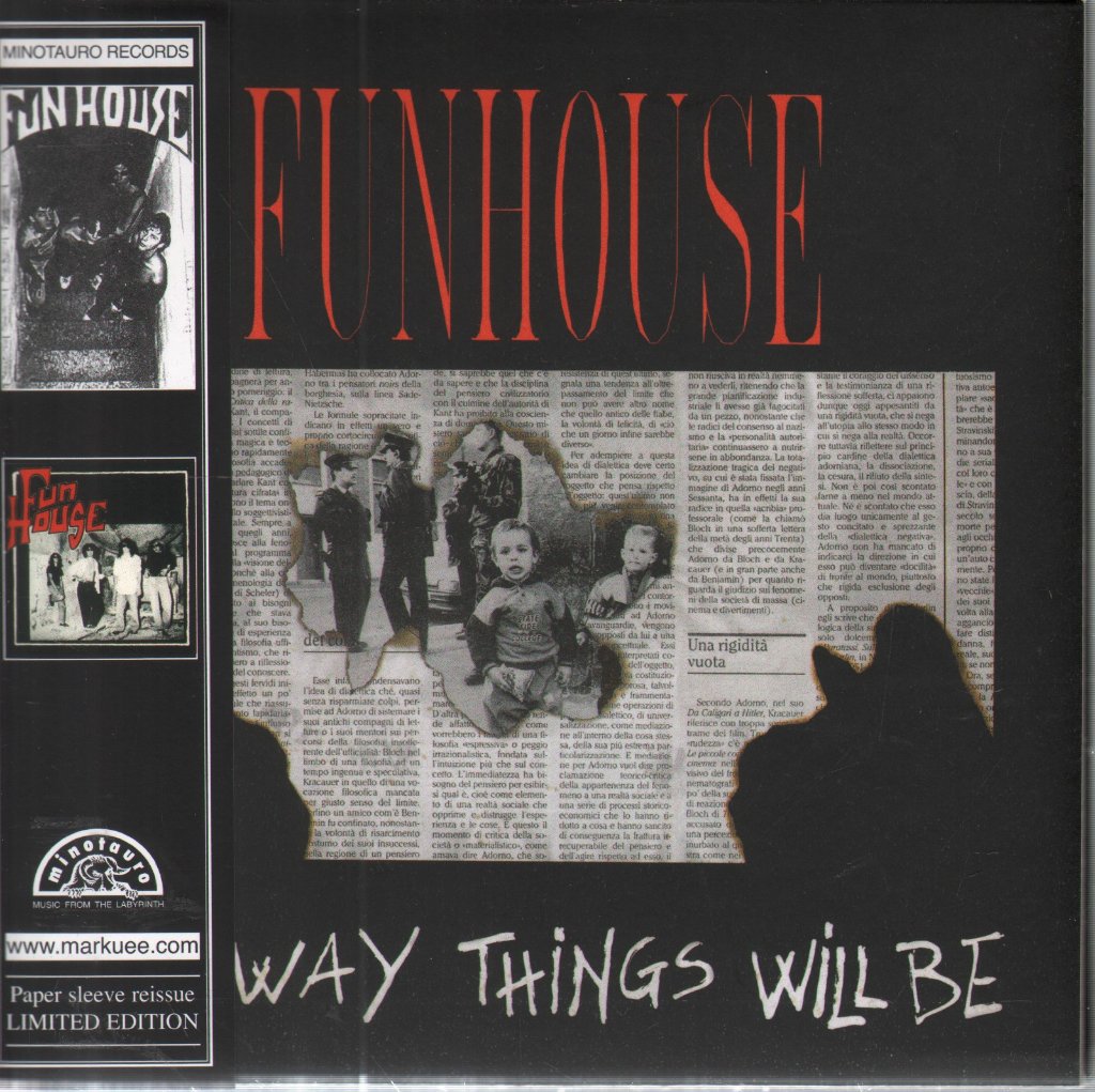 Funhouse (Rock Group) - Way Things Will Be - Cd