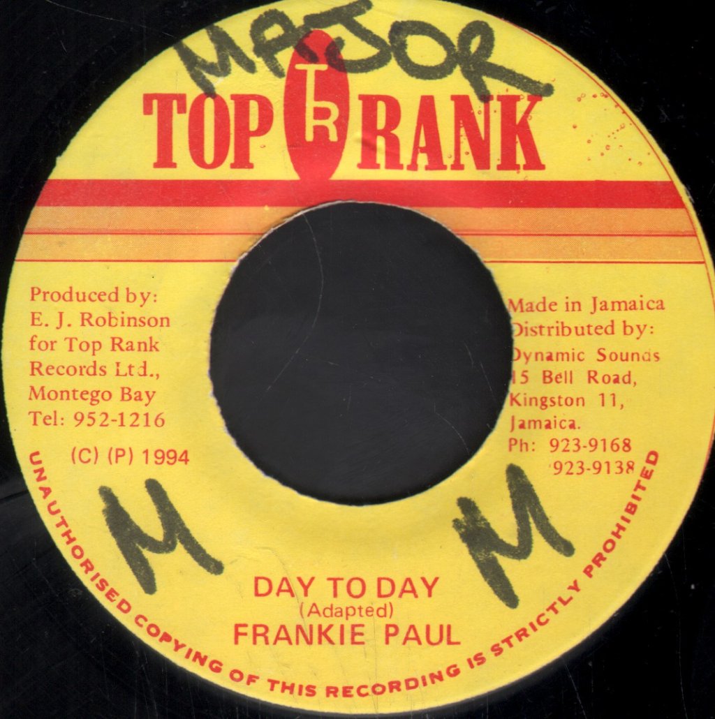 Frankie Paul - Day To Day - 7 Inch