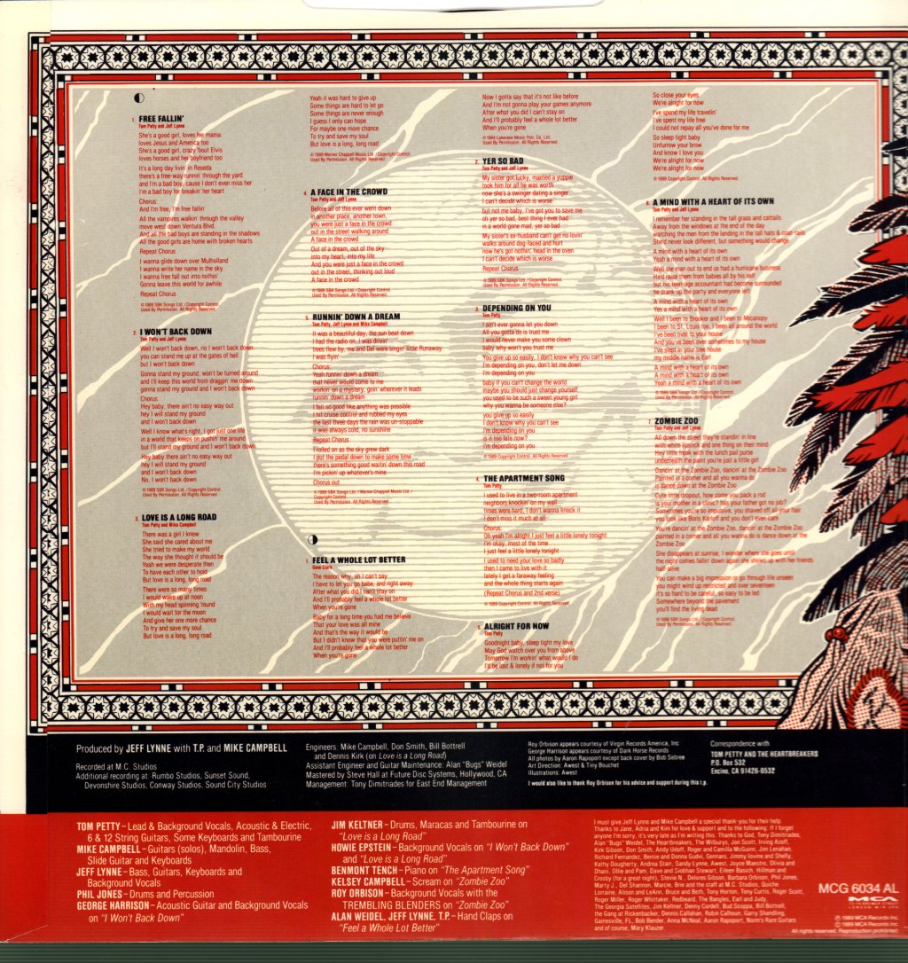 Tom Petty And The Heartbreakers - Full Moon Fever - Lp