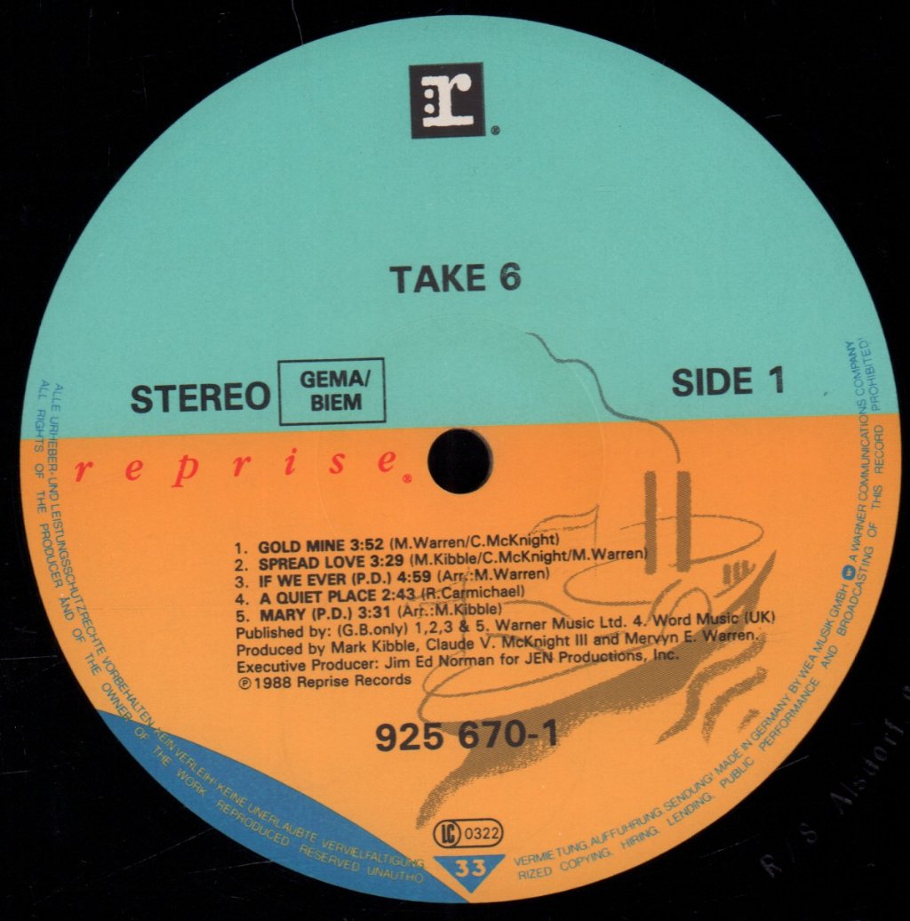Take 6 - Take 6 - Lp