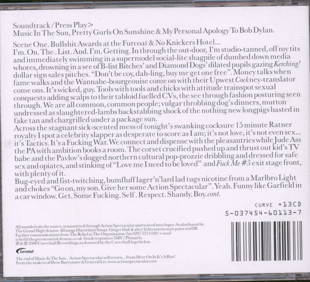 Third Action Spectacular - Music In The Sun - Cd