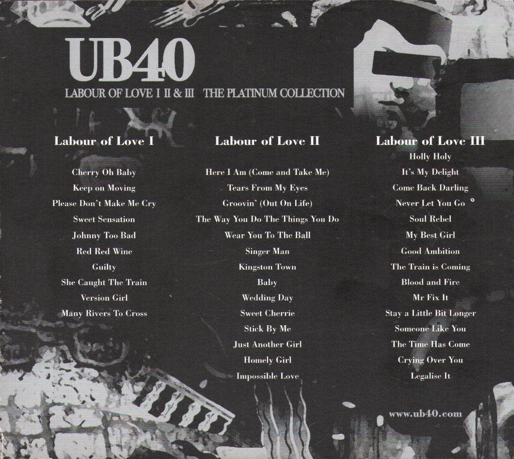 UB40 - Labour Of Love Volume I II & III - Triple Cd