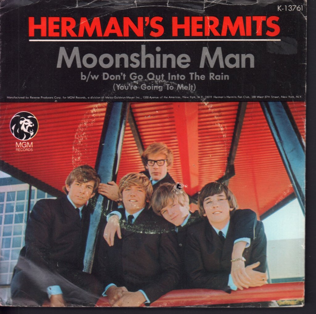 Herman's Hermits - Don't Go Out Into The Rain - 7 Inch
