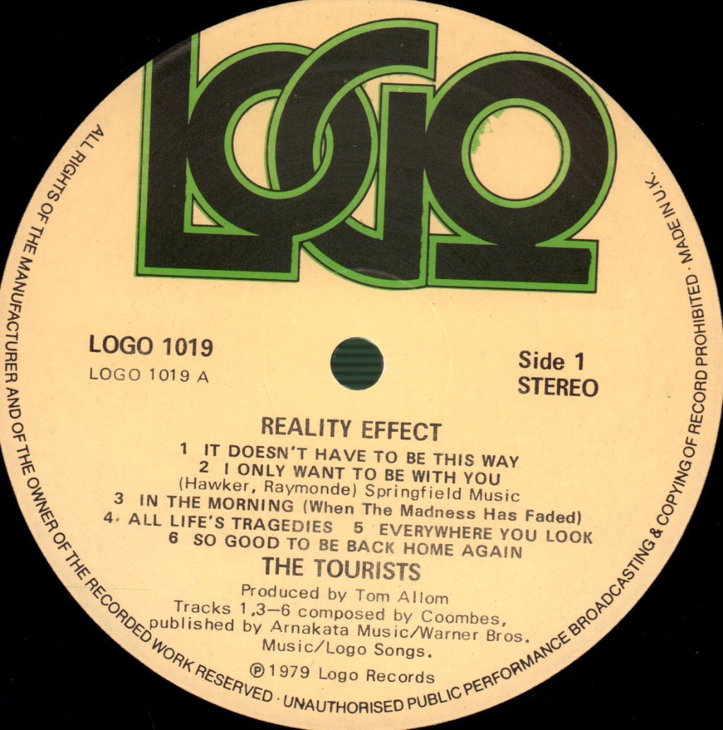 Tourists - Reality Effect - Lp