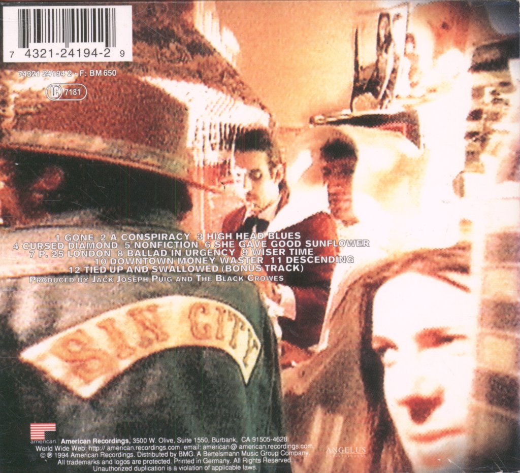 Black Crowes - Amorica. - Cd