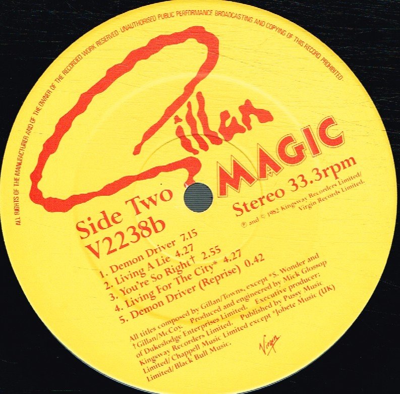 Gillan - Magic - Lp