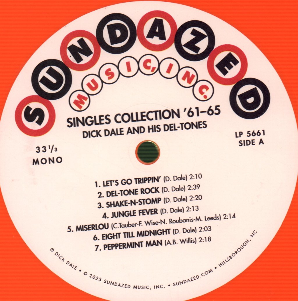 Dick Dale & His Del-Tones - Singles Collection '61-'65 - Double Lp