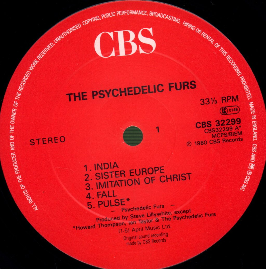 Psychedelic Furs - Psychedelic Furs - Lp