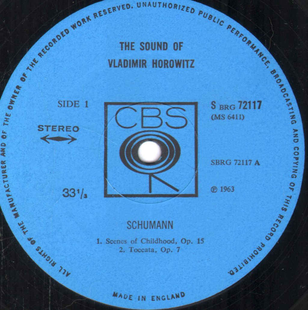 Vladimir Horowitz - Sound Of Horowitz - Lp