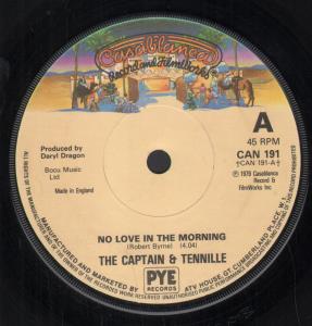 Captain And Tennille - No Love In The Morning - 7 Inch