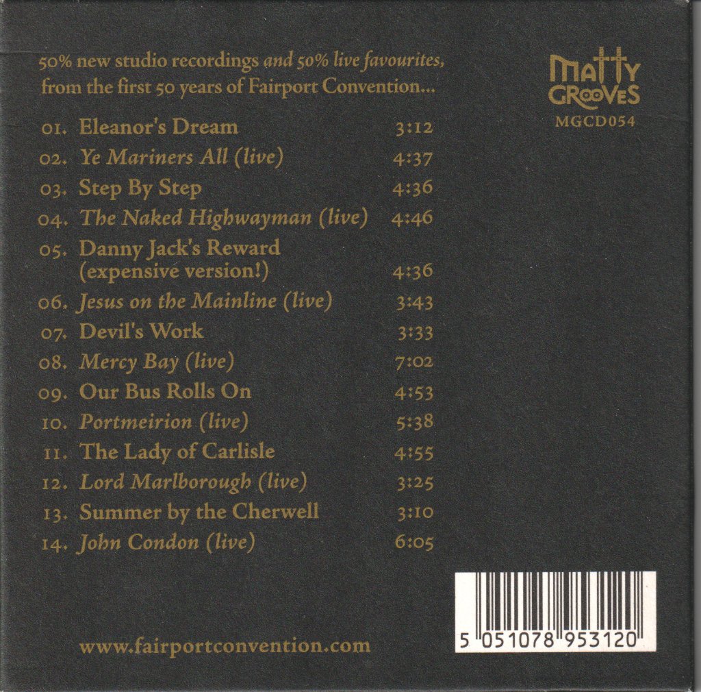 Fairport Convention - 50 50 At 50 - Cd