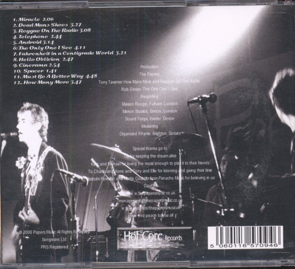 Papers - Fahrenheit In A Centigrade World - Cd