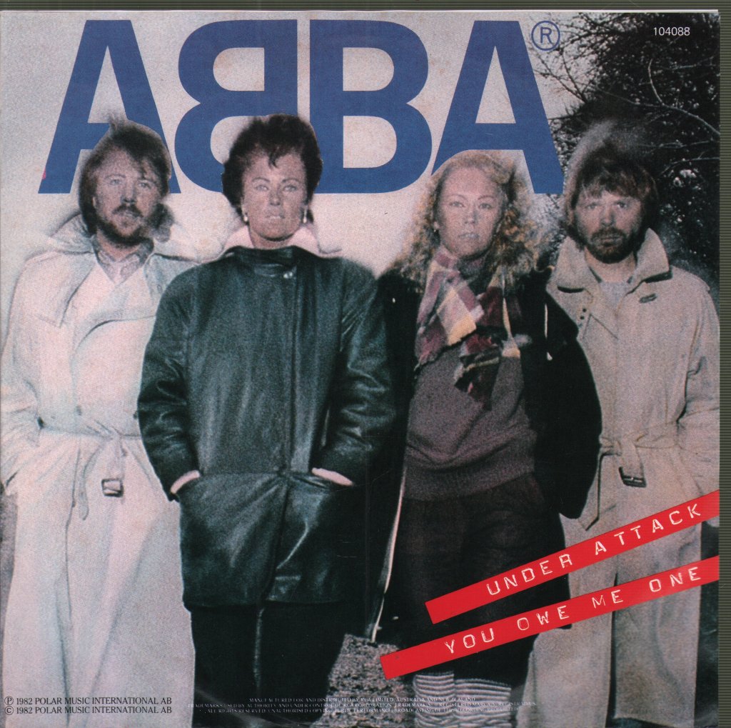 ABBA - Under Attack / You Owe Me One - 7 Inch